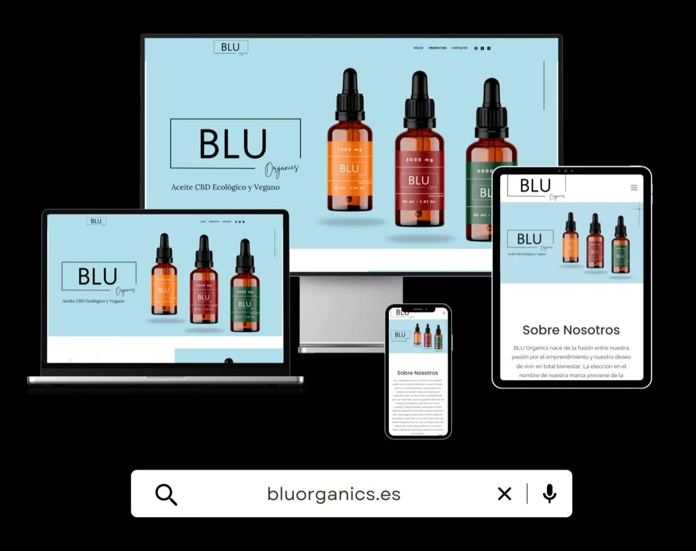 Bluorganics — e-commerce