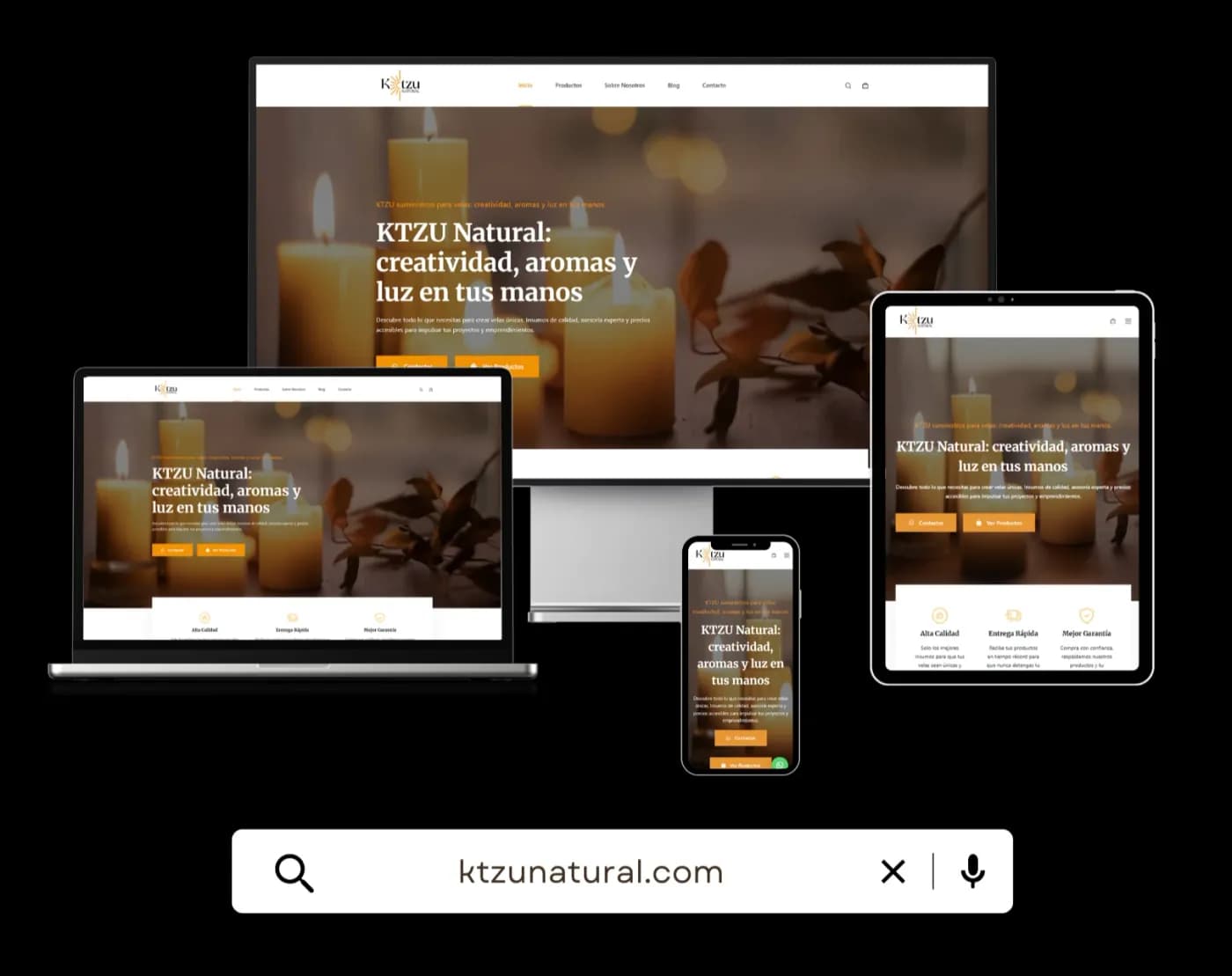 Ktzu Natural — e-commerce