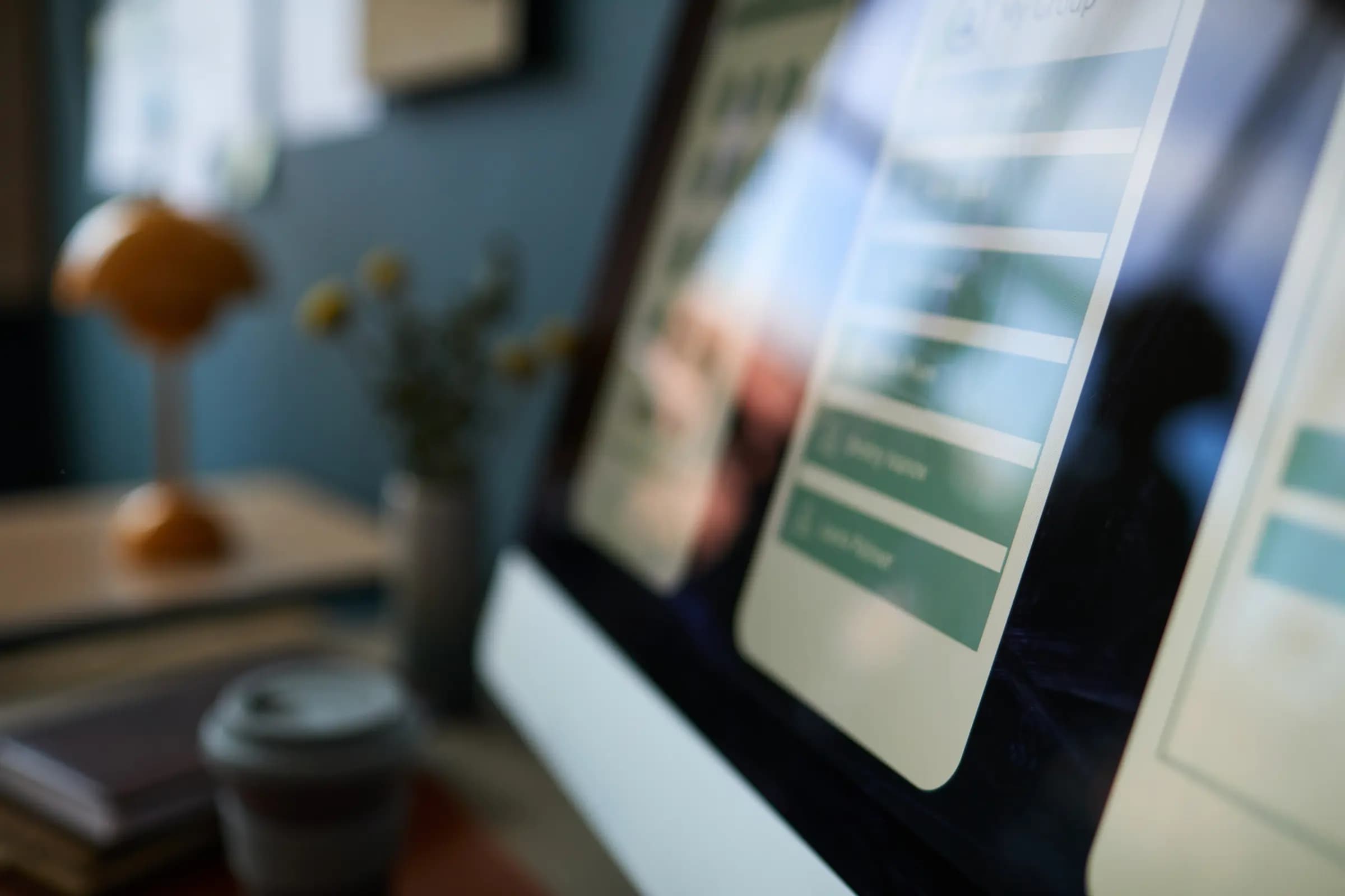 Screens showing code in a web development workspace